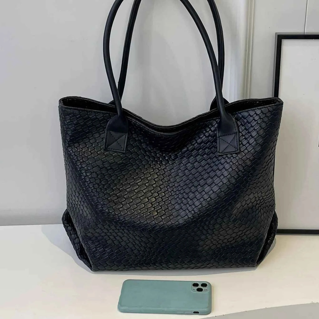 New Luxury Women's Tote Bags Large Capacity Crocodile Pattern Handbags Daily Commuting Shoulder Bag