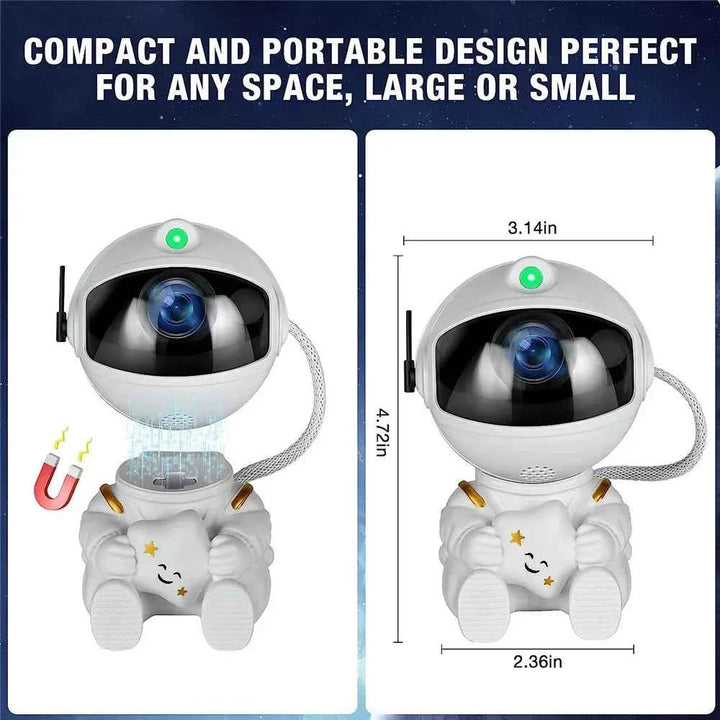 Galaxy Star Projector Night Light Astronaut Space Ceiling LED Lamp for Bedroom Home Decor Kids Gift - Starry Nebula Projector
