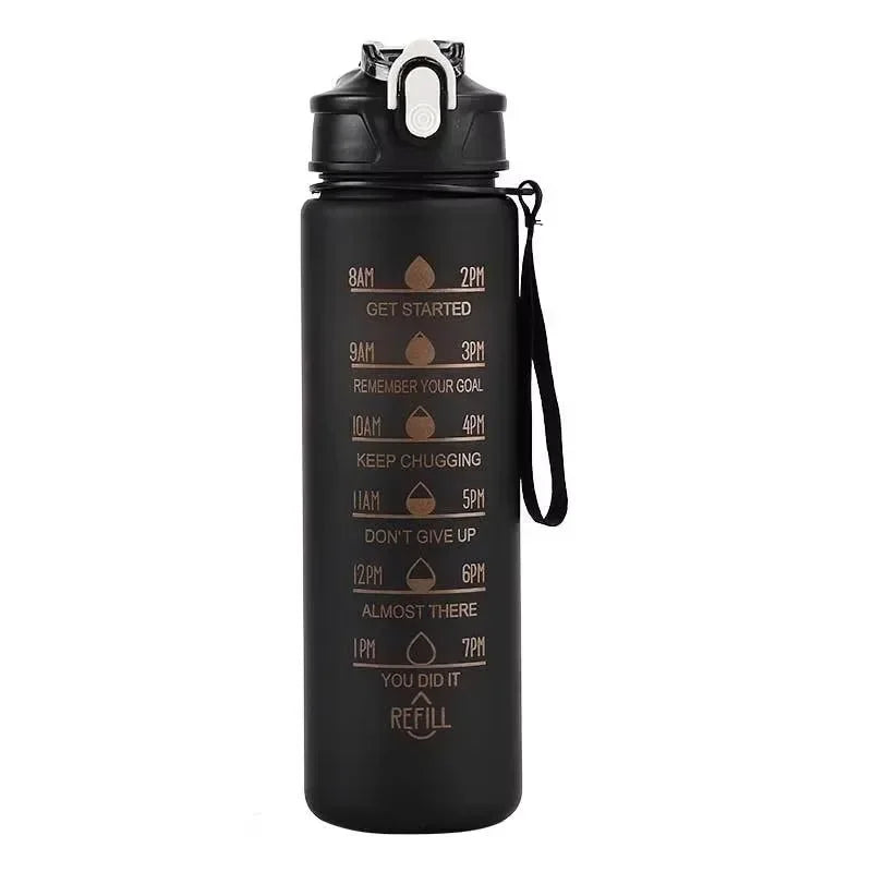 750ml Large Capacity Leak Proof Sports Water Bottle Portable Handle for Outdoor Activities