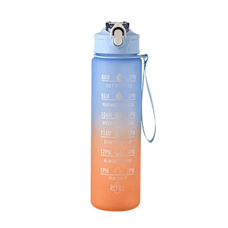 750ml Large Capacity Leak Proof Sports Water Bottle Portable Handle for Outdoor Activities