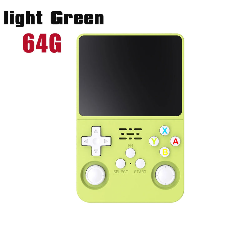 Portable R36S Handheld Game Player 3.5 Inch IPS Display 128GB Linux System Preloaded Retro Games Pocket Console