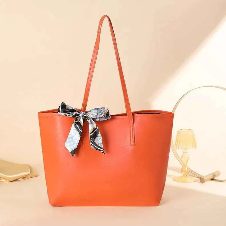 Luxury Handbag Women Bags Designer High Quality Pu Leather Solid Color Shoulder Bags for Women Large Capacity Shopping Tote Bag