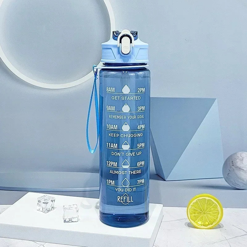 750ml Large Capacity Leak Proof Sports Water Bottle Portable Handle for Outdoor Activities