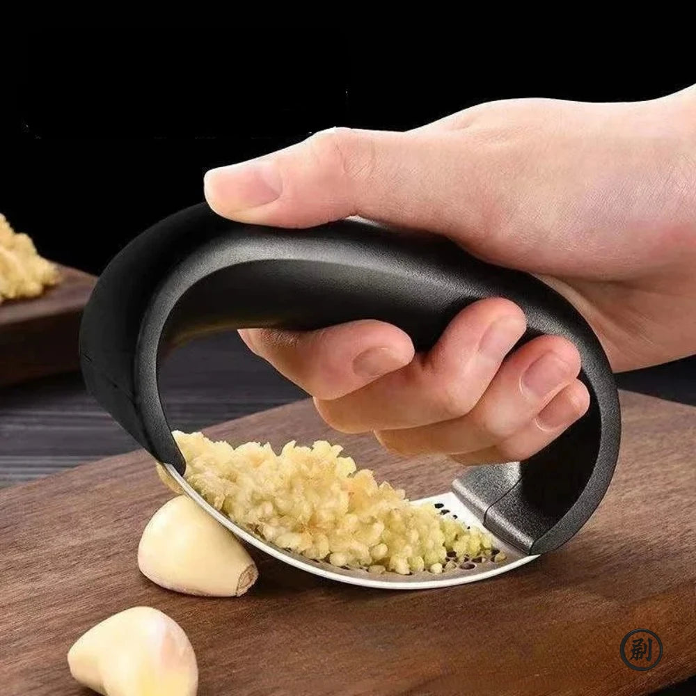 Stainless Steel Garlic Press Crusher Manual Garlic Mincer Chopping Garlic Tool Fruit Vegetable Tools Kitchen Accessories Gadget