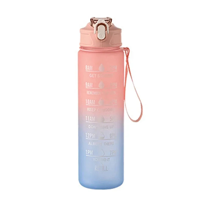 750ml Large Capacity Leak Proof Sports Water Bottle Portable Handle for Outdoor Activities