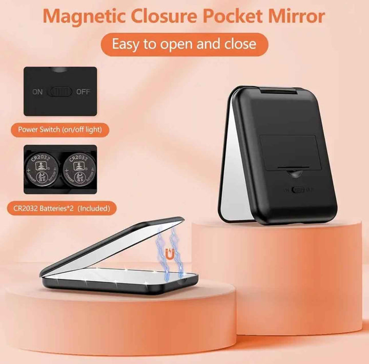 Portable mini compact mirror