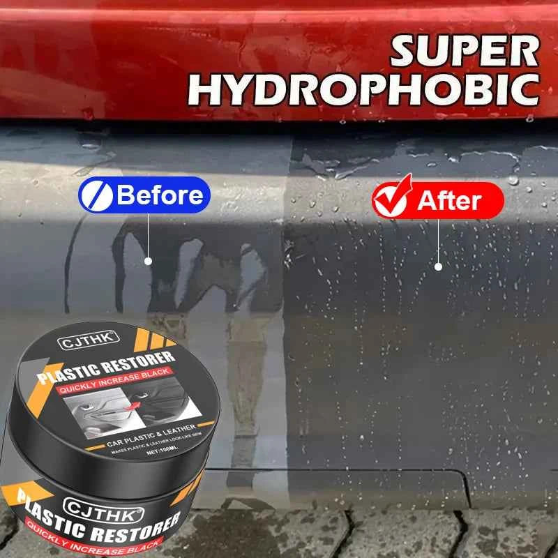 Car Plastic Restorer Back To Black Gloss Auto Interior Leather & Panel Renewal Wax Coating Agent Auto Polish And Repair Coating