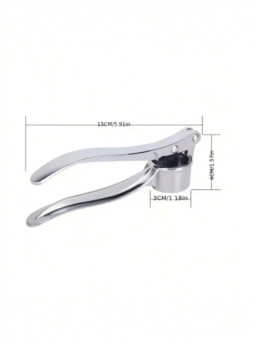 1pc, Garlic Press Washable Garlic Crusher Ginger Juicer Garlic Masher, Garlic Minver, Kitchen Supplies, Kitchen Gadgets