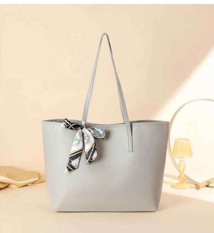 Luxury Handbag Women Bags Designer High Quality Pu Leather Solid Color Shoulder Bags for Women Large Capacity Shopping Tote Bag