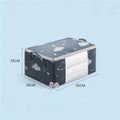 HOMEFISH Large Capacity Foldable Clothes Storage Bag with Reinforced Handle Sturdy Zipper for Blankets Bedding - Organizer Bag