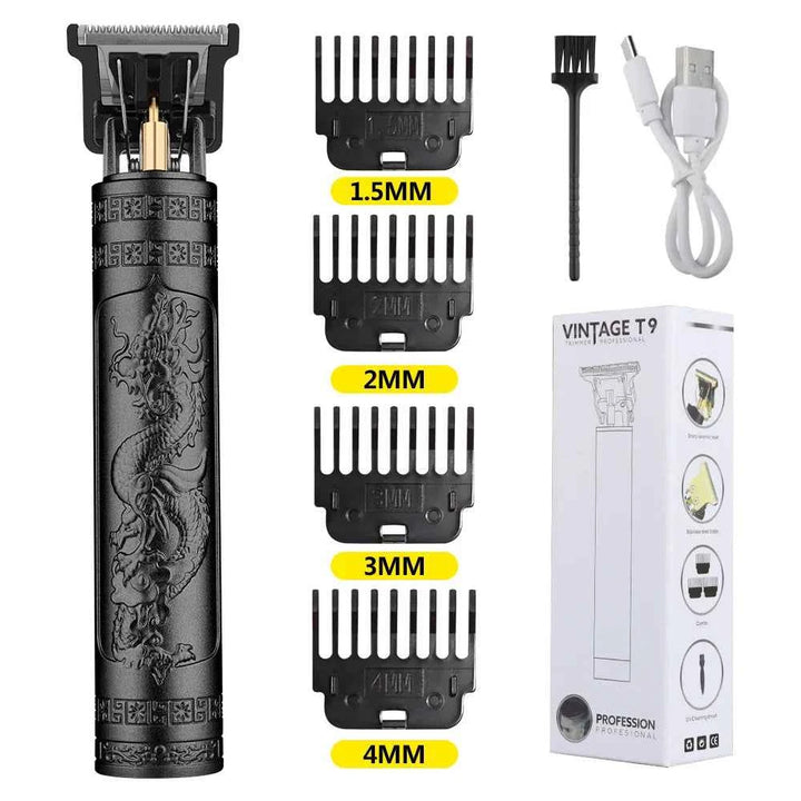 Retro T9 Original Haircutting Machine Set Jackets Trimmer Men's Electric Shaver Male Lence Pro Barber Shaver for Sensitive Areas