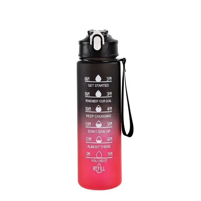 750ml Large Capacity Leak Proof Sports Water Bottle Portable Handle for Outdoor Activities
