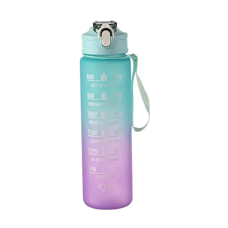 750ml Large Capacity Leak Proof Sports Water Bottle Portable Handle for Outdoor Activities