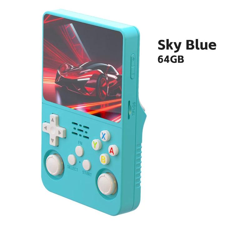 Portable R36S Handheld Game Player 3.5 Inch IPS Display 128GB Linux System Preloaded Retro Games Pocket Console