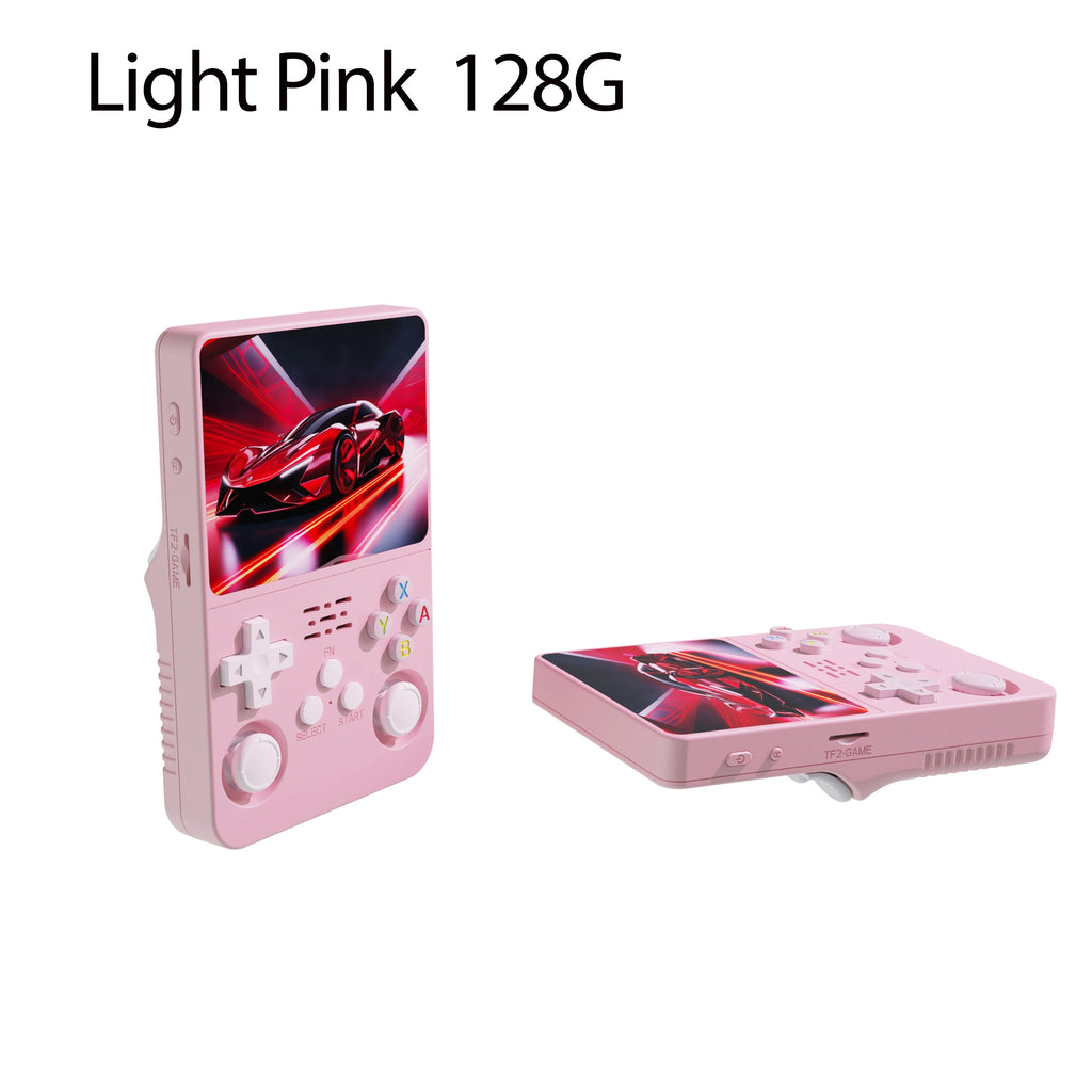 Portable R36S Handheld Game Player 3.5 Inch IPS Display 128GB Linux System Preloaded Retro Games Pocket Console