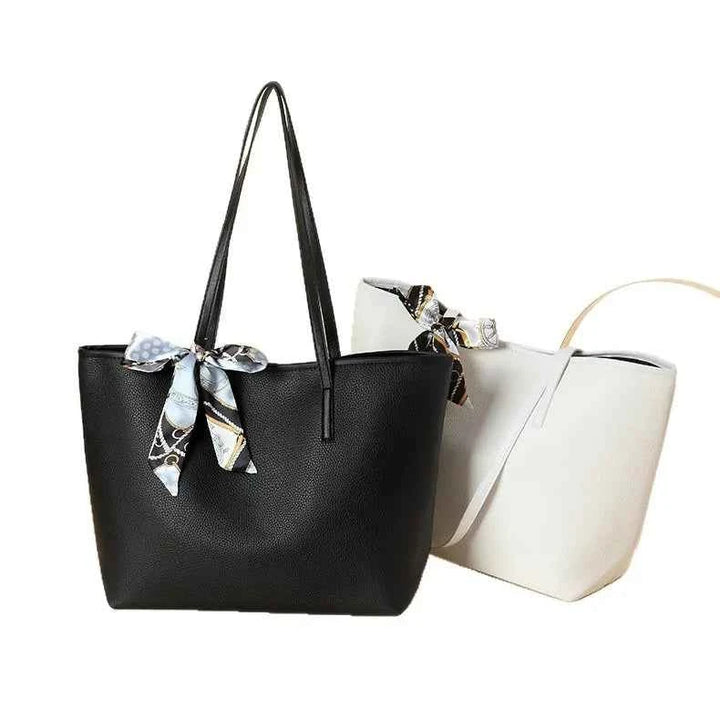 Luxury Handbag Women Bags Designer High Quality Pu Leather Solid Color Shoulder Bags for Women Large Capacity Shopping Tote Bag