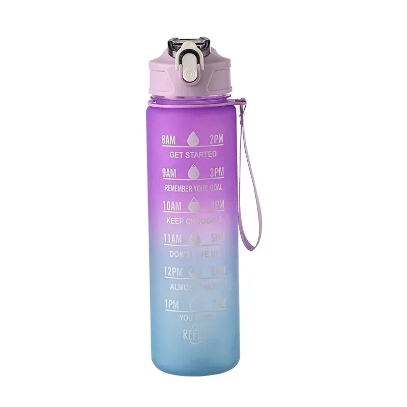 750ml Large Capacity Leak Proof Sports Water Bottle Portable Handle for Outdoor Activities