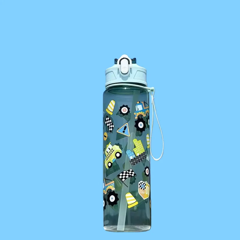 750ml Large Capacity Leak Proof Sports Water Bottle Portable Handle for Outdoor Activities
