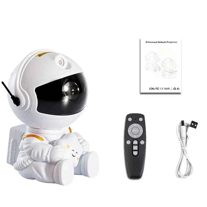 Galaxy Star Projector Night Light Astronaut Space Ceiling LED Lamp for Bedroom Home Decor Kids Gift - Starry Nebula Projector