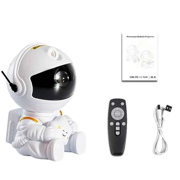 Galaxy Star Projector Night Light Astronaut Space Ceiling LED Lamp for Bedroom Home Decor Kids Gift - Starry Nebula Projector