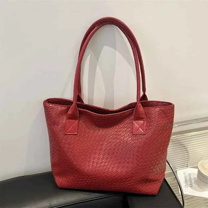 New Luxury Women's Tote Bags Large Capacity Crocodile Pattern Handbags Daily Commuting Shoulder Bag