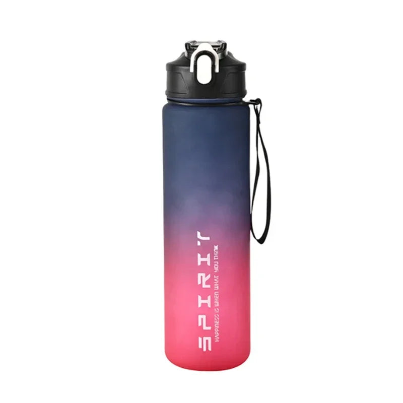 750ml Large Capacity Leak Proof Sports Water Bottle Portable Handle for Outdoor Activities
