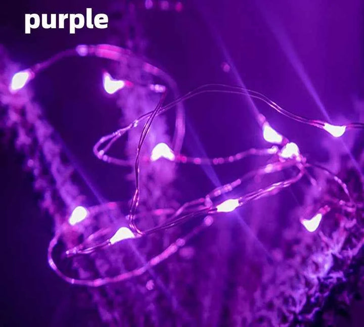 USB Led Fairy Lights Copper Wire String 20M 200LED Holiday Outdoor Lamp Garland For Christmas Tree Wedding Party Decoration